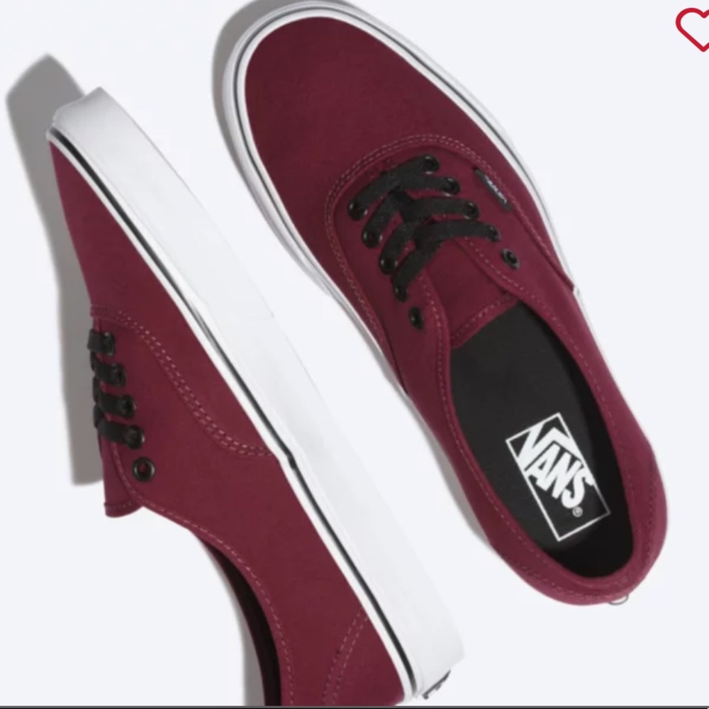 Serious Buyer Only! Vans Men Maroon Sneakers Shoes